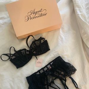 Agent Provocateur - Black Lingerie Set